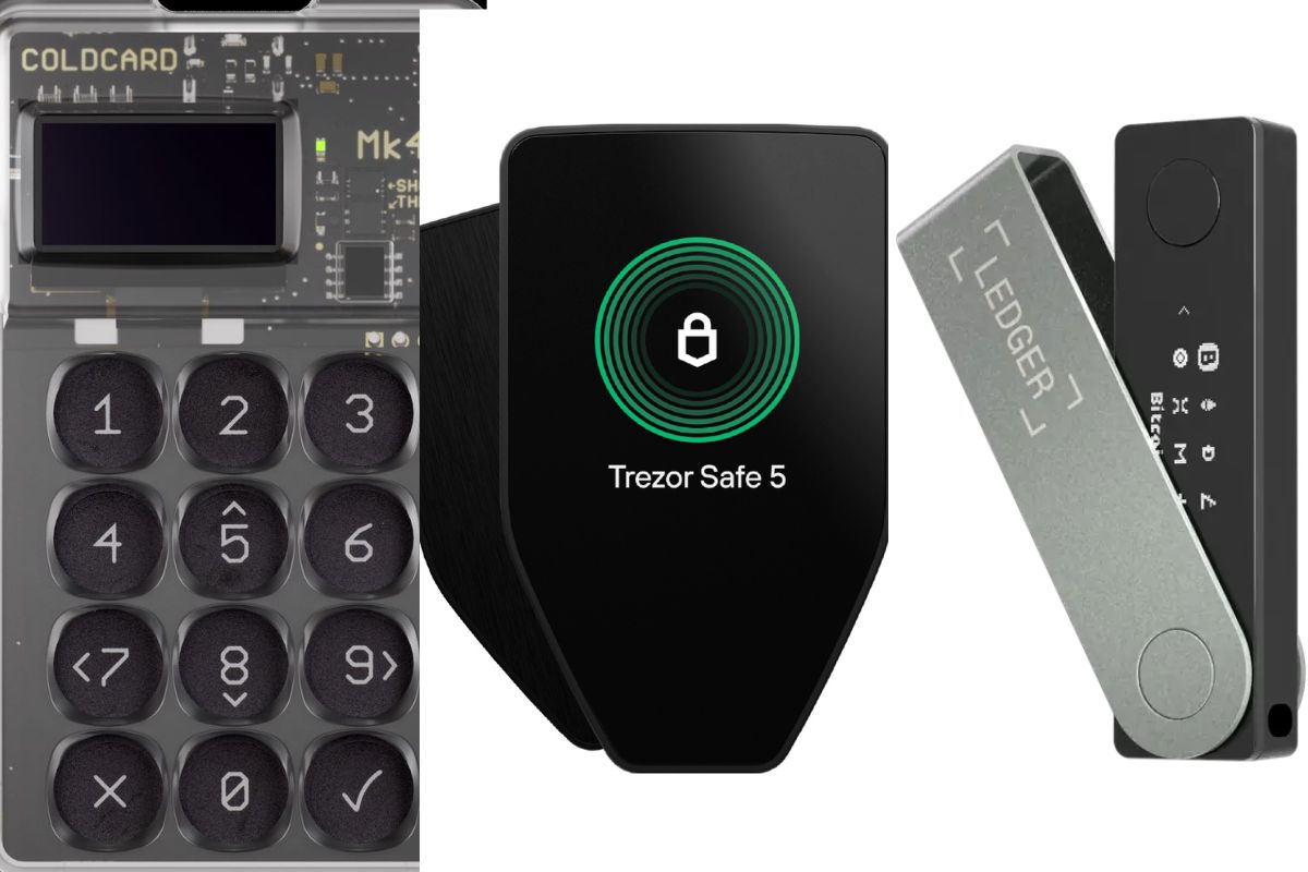 Coldcard vs Trezor vs Ledger